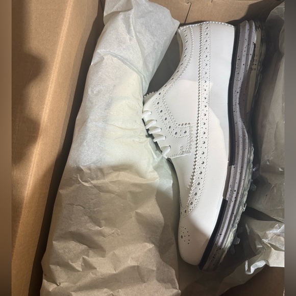 🎉LAST PIECE🎉COLE HAAN Men's Leather Waterproof ØriginalGrand Tour Golf Shoe - Picture 2 of 12